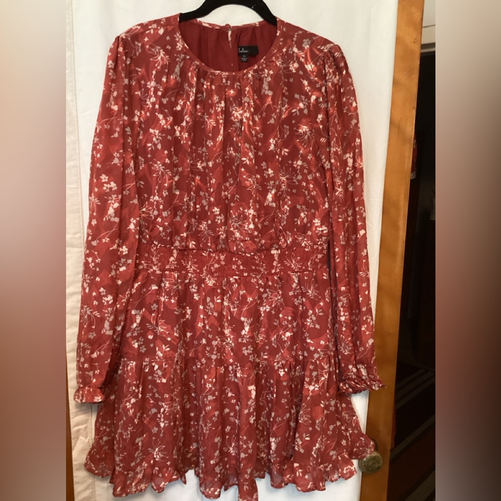 Lulus Floral mini dress Sz XL NWT # holiday # date night # gift